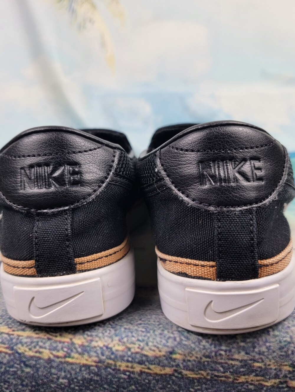 Nike Court Legacy Slip-On Sneakers Womens 9 - Picture 7 of 9